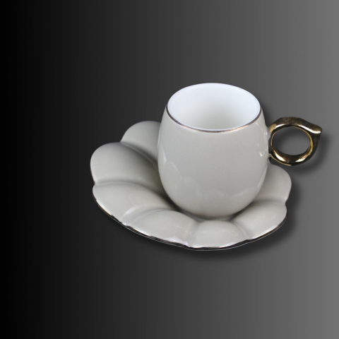 Bucatarie - Set cești porțelan Flor