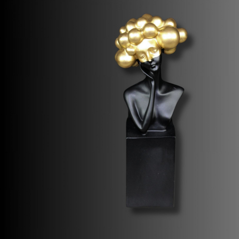 Statueta decorativă CAPUL IN NORI [2]