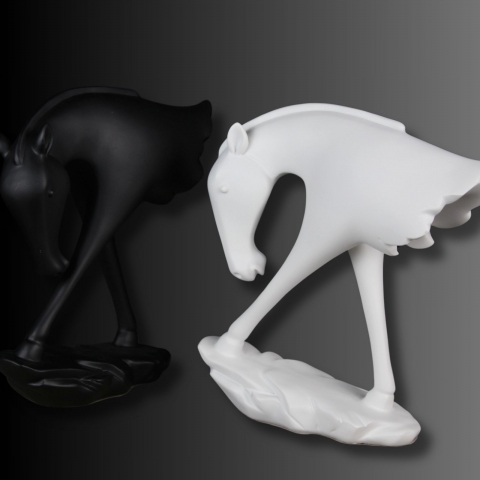 Statueta decorativă PEGAS NOIR [3]