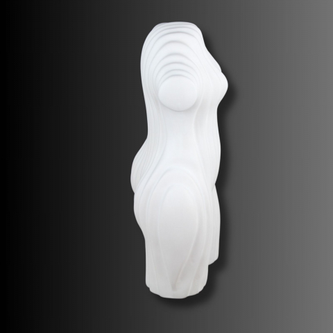 SİLHOUETTE, statuetǎ decorativǎ alba [2]
