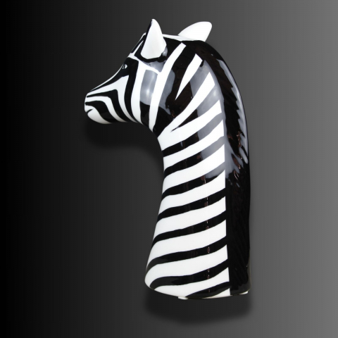ZEBRIS, vazǎ decorativă cap de zebra [1]
