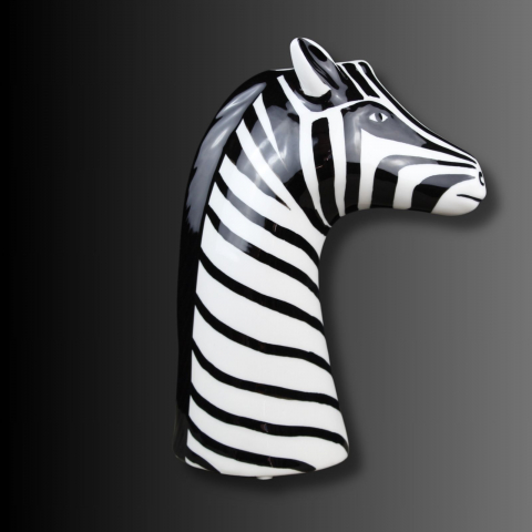 Figurine si statuete - ZEBRIS, vazǎ decorativă cap de zebra