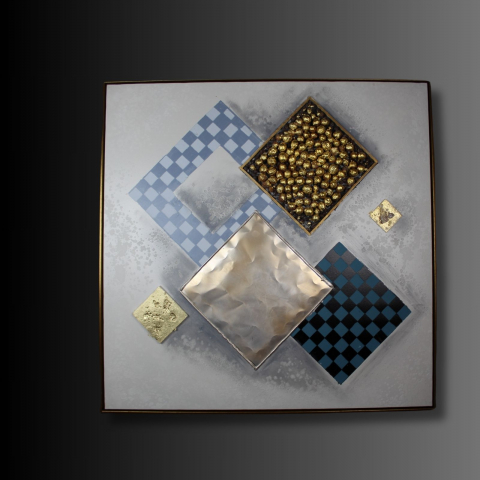 Tablouri - Geometric Elegance, tablou hand made cu diverse aplicații