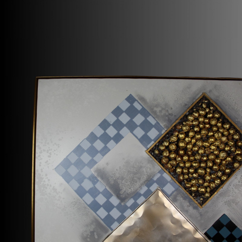 Geometric Elegance, tablou hand made cu diverse aplicații [1]