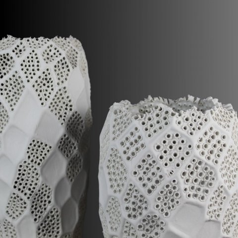 Vaze decorative - Vazǎ Lace, delicatețea dantelei
