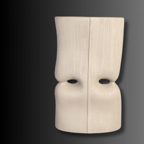 Vaze decorative - Shadow Vase, vaza  decorativa cu decupaj central, design modern