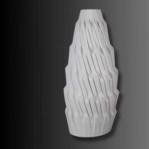 Vaze decorative - Vaza decorativă cu efect 3D, Zig Zag
