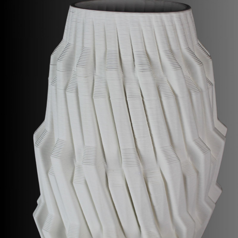 Vaza decorativă cu efect 3D, Zig Zag [3]
