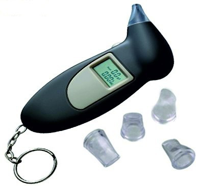 Tester de alcoolemie digital portabil, 5 capete interschimbabile incluse [1]