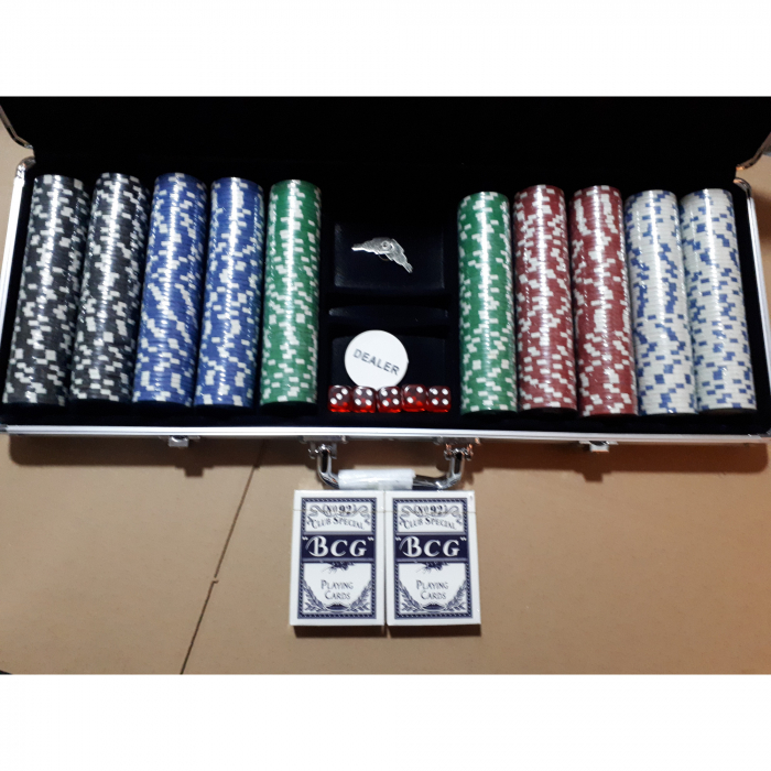 Set de poker texas hold em, 500 de jetoane [4]