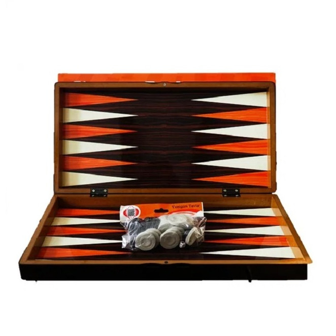 Joc de table, Yenigun Backgammon, cutie de lemn lacuit [3]