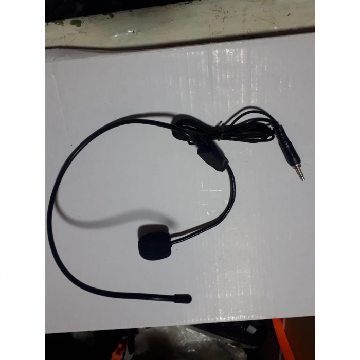 Microfon tip Lavaliera cu clips, headset casca, cu transmitator si receptor [7]