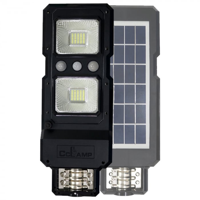 Lampa stradala LED 60 W cu telecomanda si panou solar AT-8600 [1]