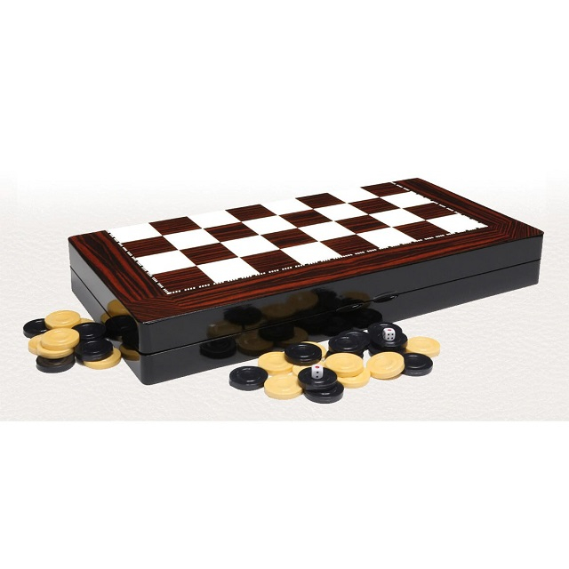 Joc de table, Yenigun Backgammon, cutie de lemn lacuit [2]