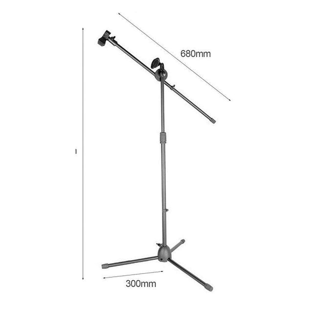 Stativ microfon tip girafa pentru doua microfoane [3]