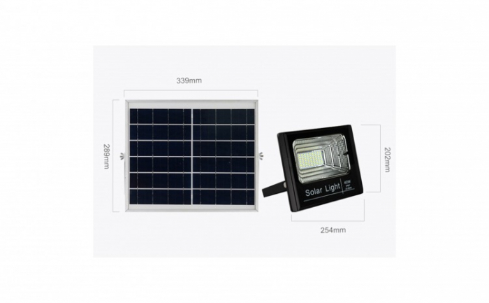 Panou solar cu proiector 40W si telecomanda [3]