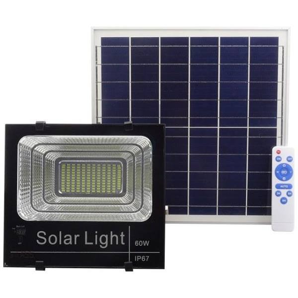 Panou solar cu proiector 600W, cu telecomanda [1]