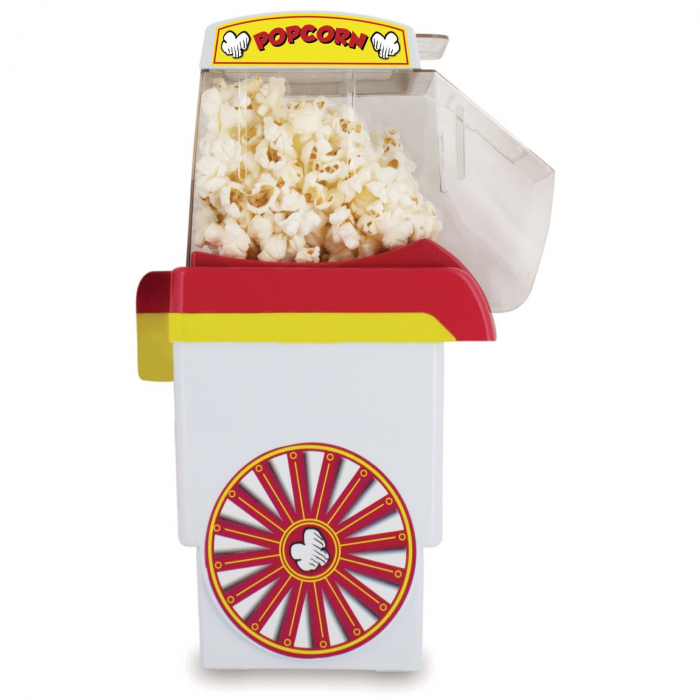 Aparat pentru popcorn, 1200 W, 0.27 l, Alb/Rosu [5]