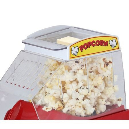 Aparat pentru popcorn, 1200 W, 0.27 l, Alb/Rosu [2]