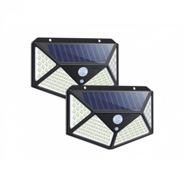 Lampa Solara triunghiulara, cu senzor de miscare, 3 moduri de iluminare [3]
