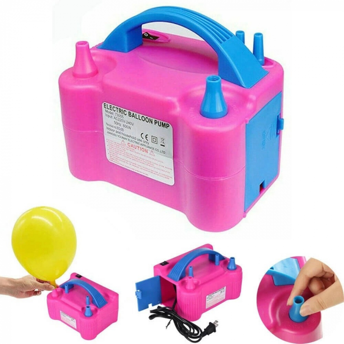 Pompa electrica pentru umflat baloane, 2 iesiri, 600W [1]
