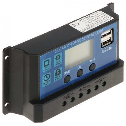 Controller 30A pentru panou solar, Afisare LCD, Iesire USB (5v-2A) [4]