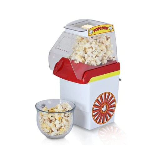Aparat pentru popcorn, 1200 W, 0.27 l, Alb/Rosu [1]
