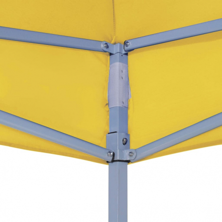 Prelata acoperis cort 2, 9 x 2, 9 m, impermeabila, invelis cauciucat, protectie UV, galben [2]