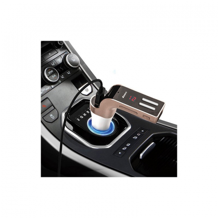 Modulator auto FM wireless 8in1 cu bluetooth si incarcator USB [0]