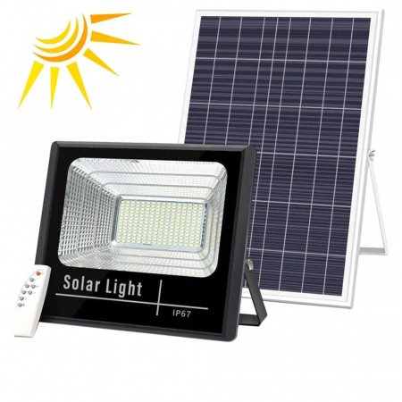Panou solar cu proiector 300W, cu telecomanda [3]