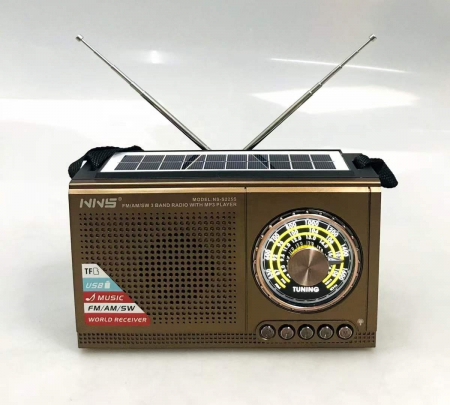 Radio Mp3 cu incarcare solara, Redare USB / SD NS-S225S [1]