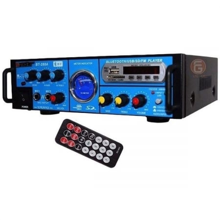 Amplificator audio profesional cu Bluetooth MP3 Player si Radio FM BT-288 [0]