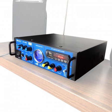 Amplificator audio profesional cu Bluetooth MP3 Player si Radio FM BT-288 [2]