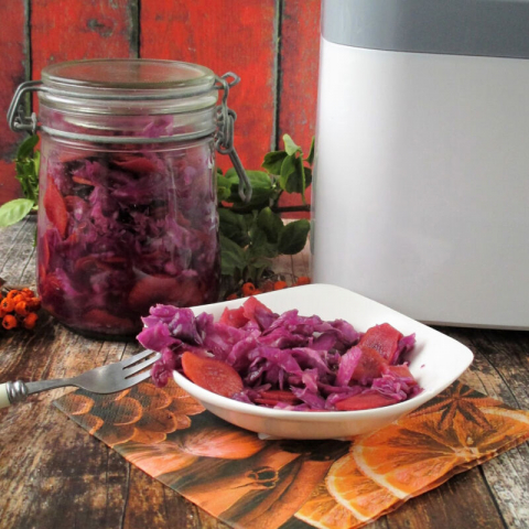 Aparat pentru fermentat multifunctional cu racitor Vegital, maro, 1.2 litri [9]