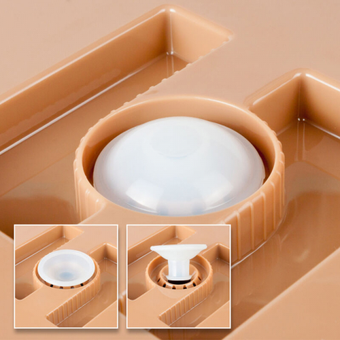 Aparat pentru fermentat multifunctional cu racitor Vegital, maro, 1.2 litri [3]