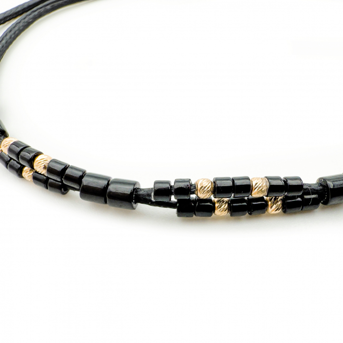 Miyuki and 14K Gold Beads Bracelet [3]