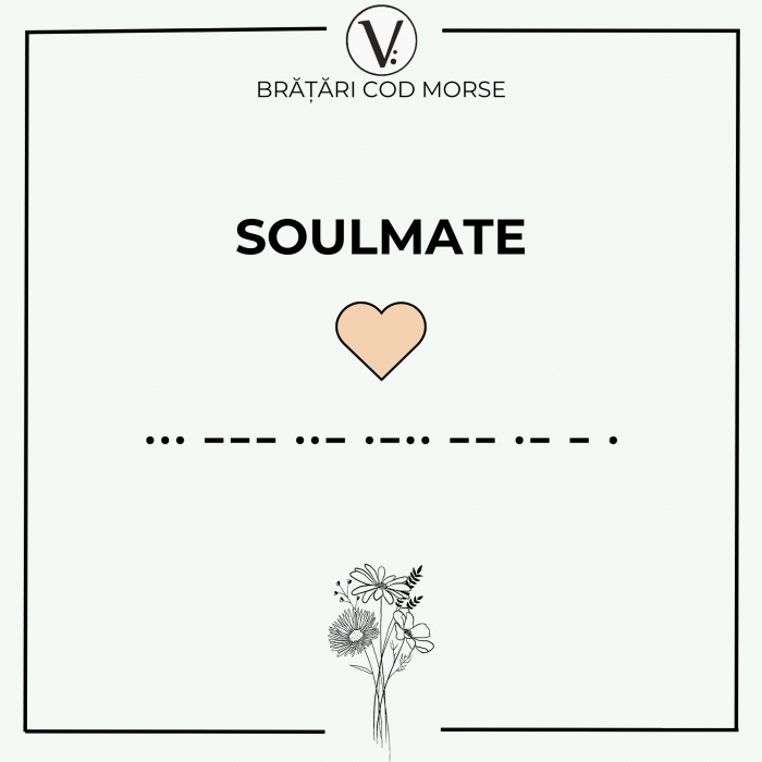 925 Sterling Silver Morse Code Bracelet - SOULMATE [2]