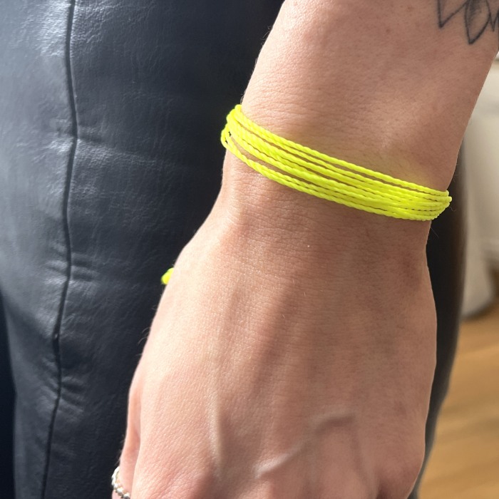 Bratara din Snur Velar Bright Yellow [2]