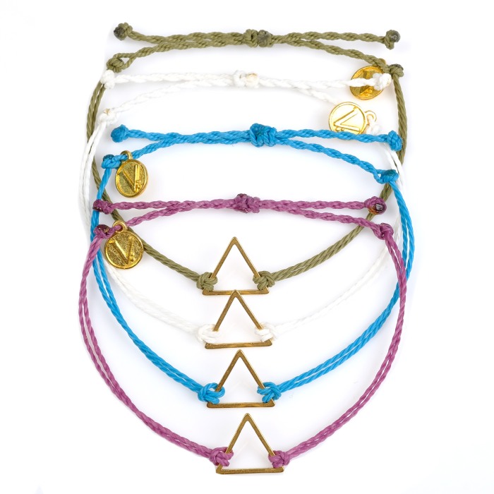 Bratara din Snur Velar Gold Triangle [3]