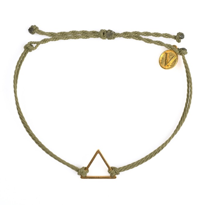 Bratara din Snur Velar Gold Triangle [2]