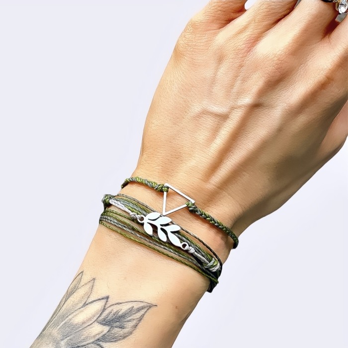 Set Bratari din Snur Velar Nature Means Happiness [6]