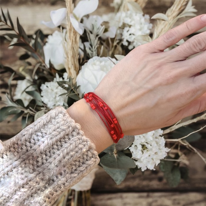 Red Passion Handmade Velar Bracelet [2]