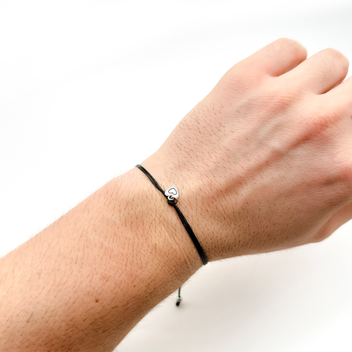 Set Bratari Cuplu cu Inimioare Inox [3]