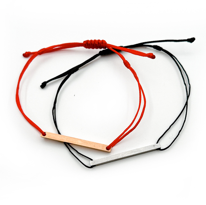 Set Bratari Cuplu cu Accesorii Inox [2]