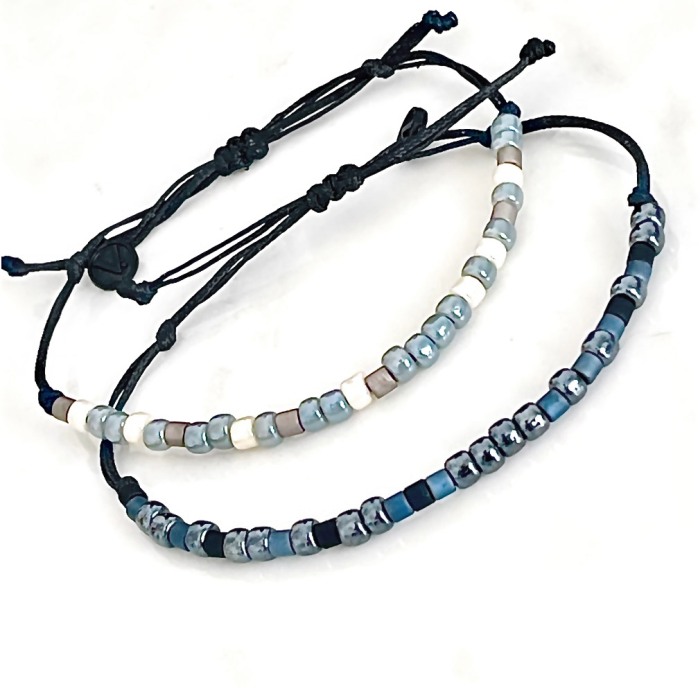 Toho Morse Code Bracelet Set - TILL THE END [2]