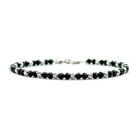 Bratari Ⓥ Argint - Bratara din Argint 925 cu Spinel Fatetat 3mm