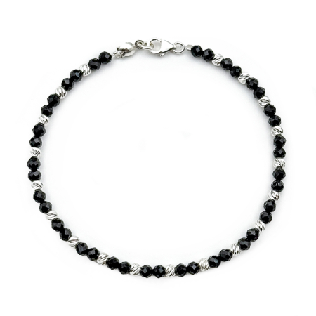 Bratara din Argint 925 cu Spinel Fatetat 3mm [1]