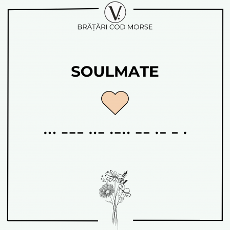 925 Sterling Silver Morse Code Bracelet - SOULMATE [1]