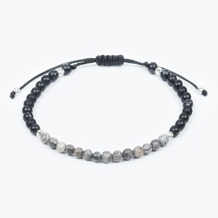 Bratara Velar cu Agate si Bile din Argint 925 [1]