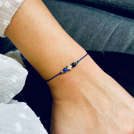 Entire Collection - Mini Cross With Blue